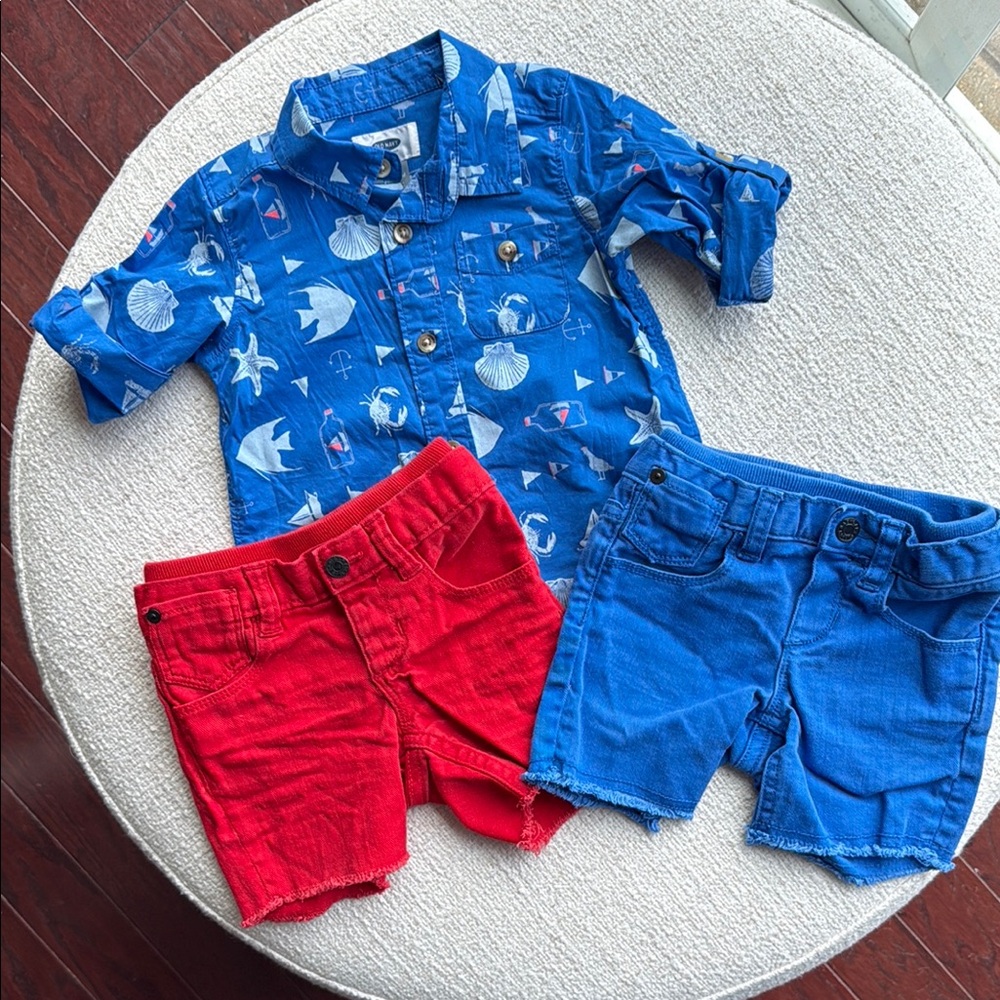 Gap/old Navy Nautical Shorts Bundle